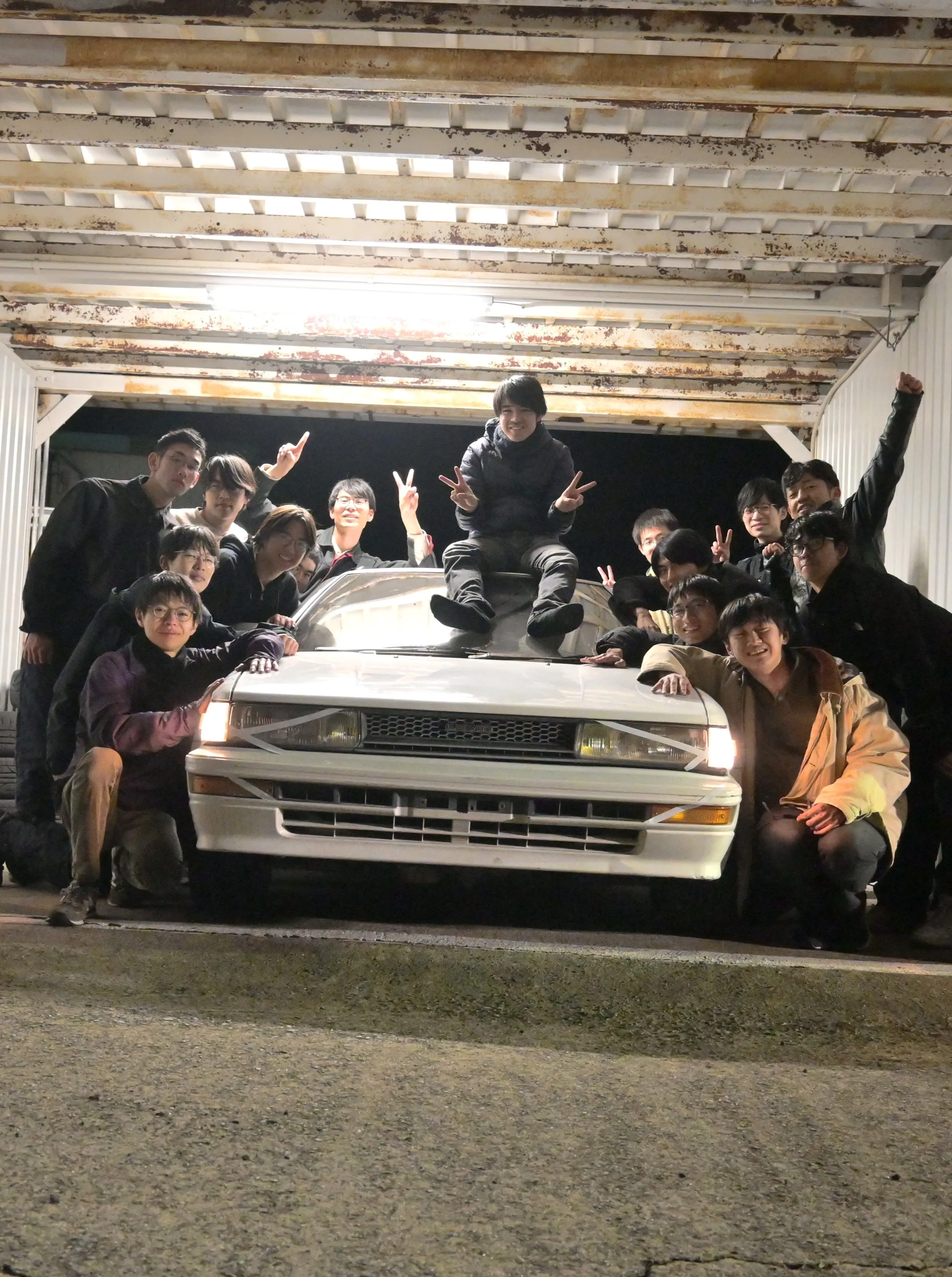 自動車部の写真